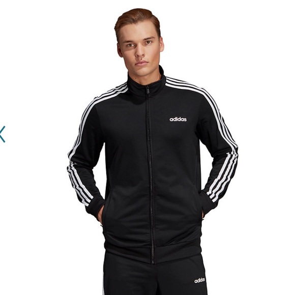 adidas track jacket big and tall